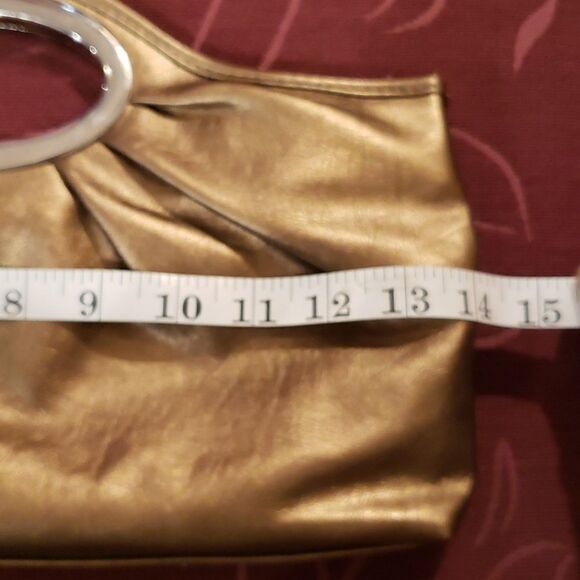 VNTG Goldtone Clutch Handbag - Picture 11 of 12